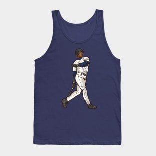 Ken Griffey Jr Swing Cartoon Tank Top
